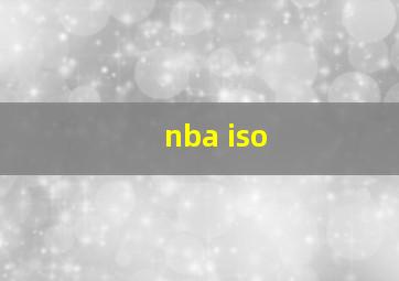 nba iso